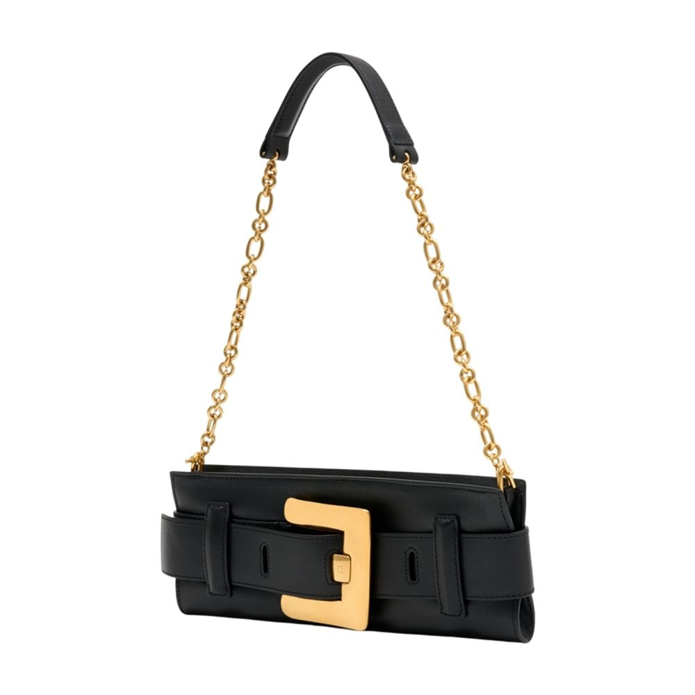 Anthem Schultertasche - Balmain - Leder - Schwarz
