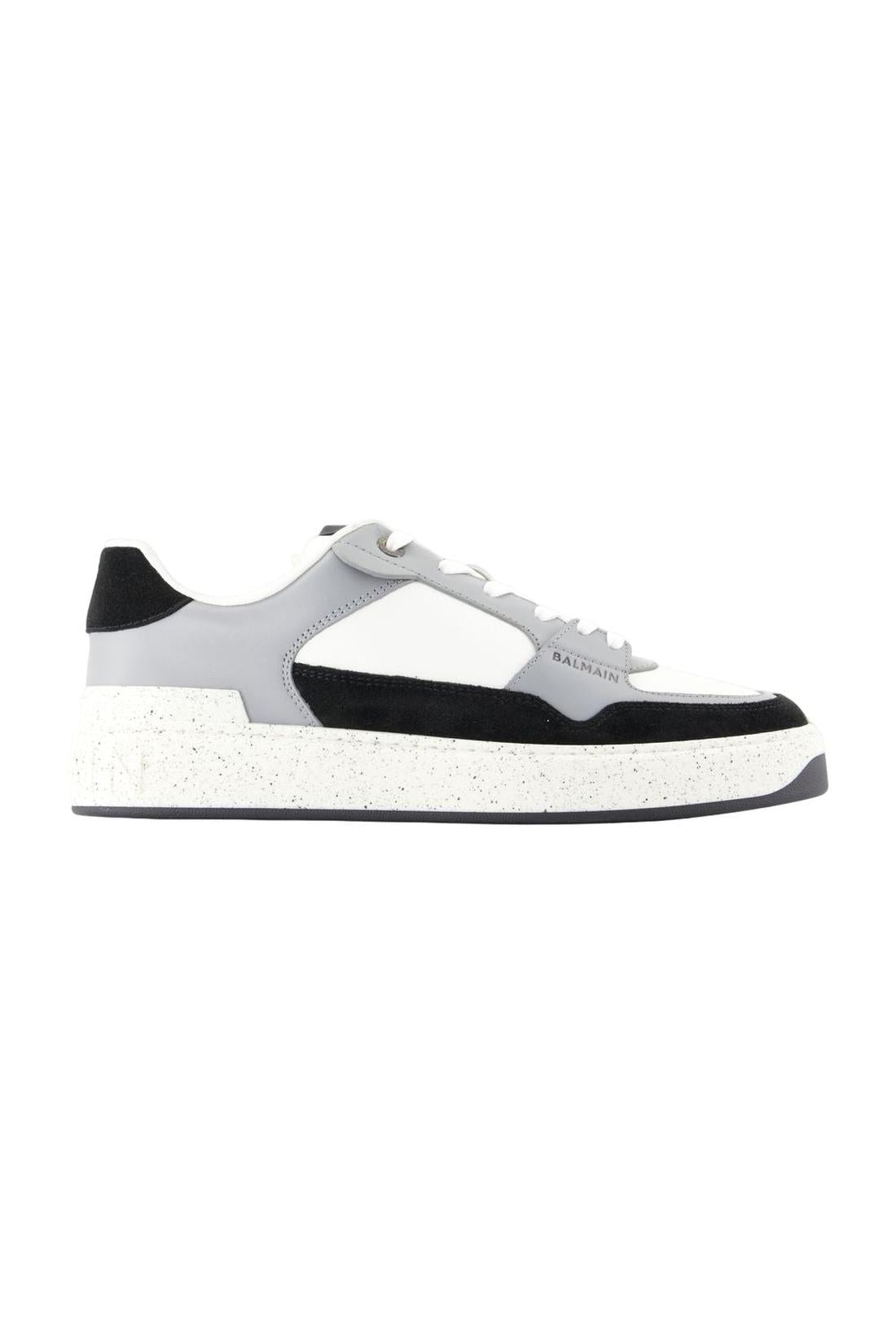 Balmain-Sneakers B-Court Flip - Balmain - Leder - Schwarz-Sneaker-Black-Deal-Outlet-by-ARCHIVIST