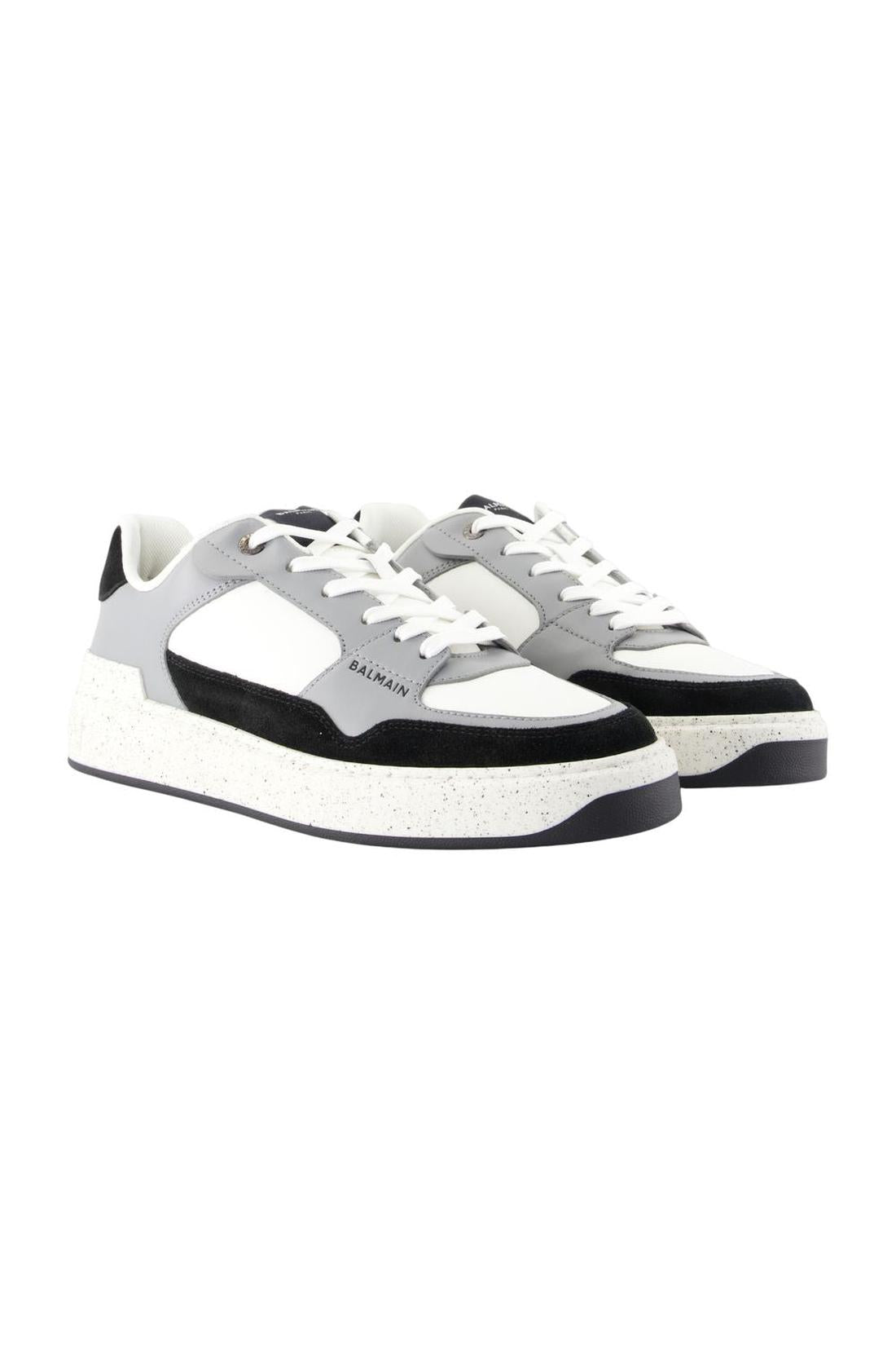 Balmain-Sneakers B-Court Flip - Balmain - Leder - Schwarz-Sneaker-Black-Deal-Outlet-by-ARCHIVIST