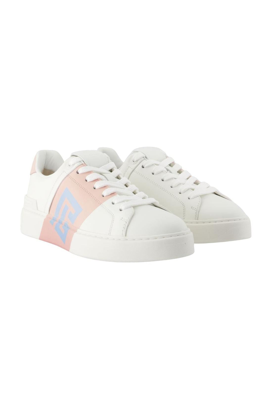 Balmain-Sneakers B-Court - Balmain - Leder - Pink-Sneaker-Black-Deal-Outlet-by-ARCHIVIST