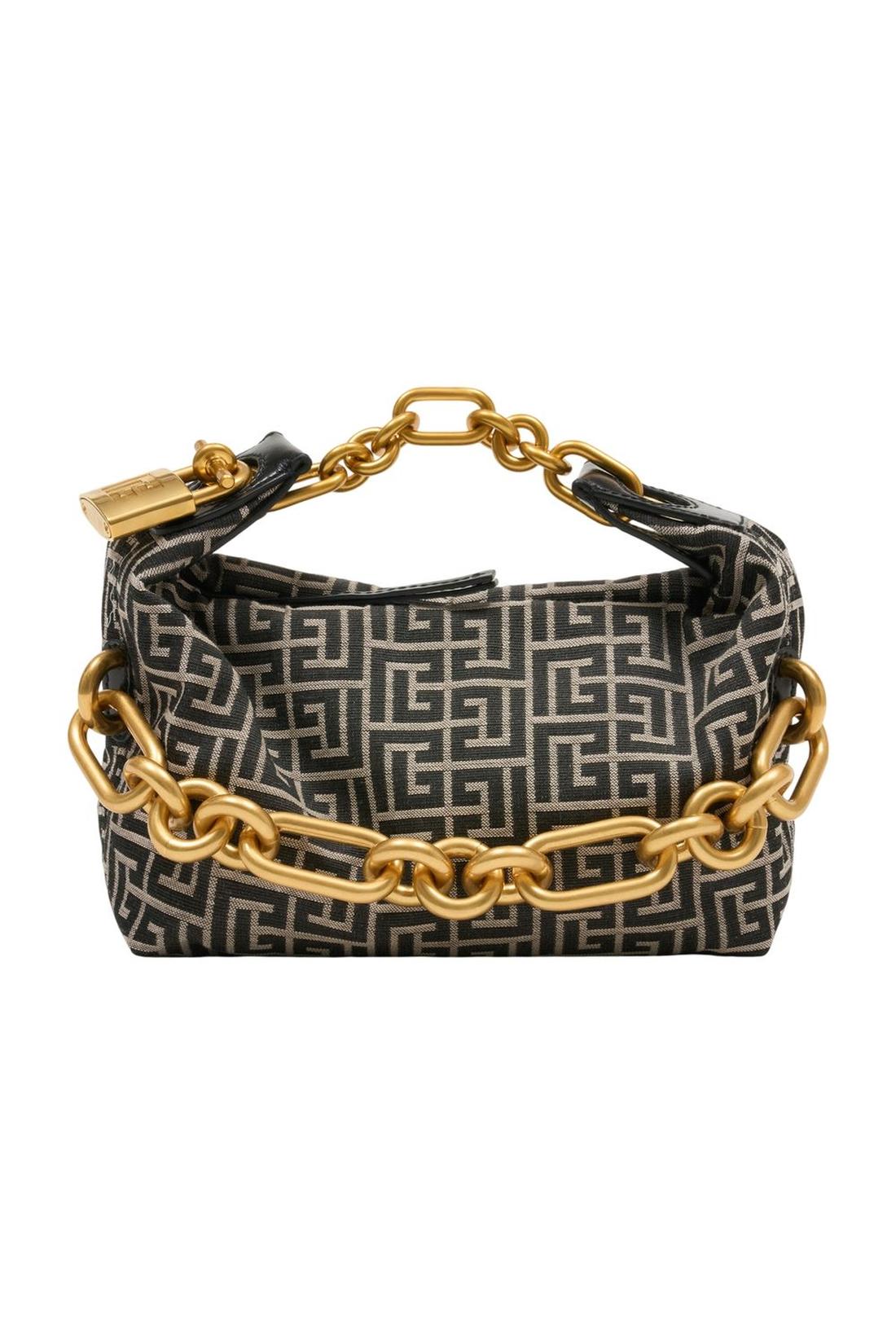 Sync Mini Handtasche - Balmain - Baumwolle - Schwarz