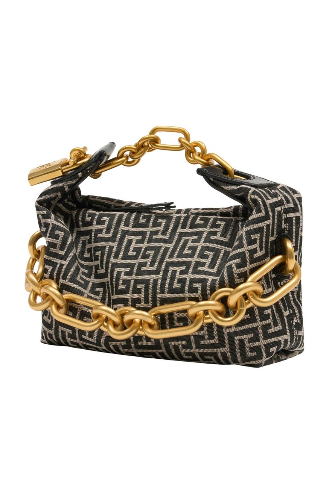 Sync Mini Handtasche - Balmain - Baumwolle - Schwarz