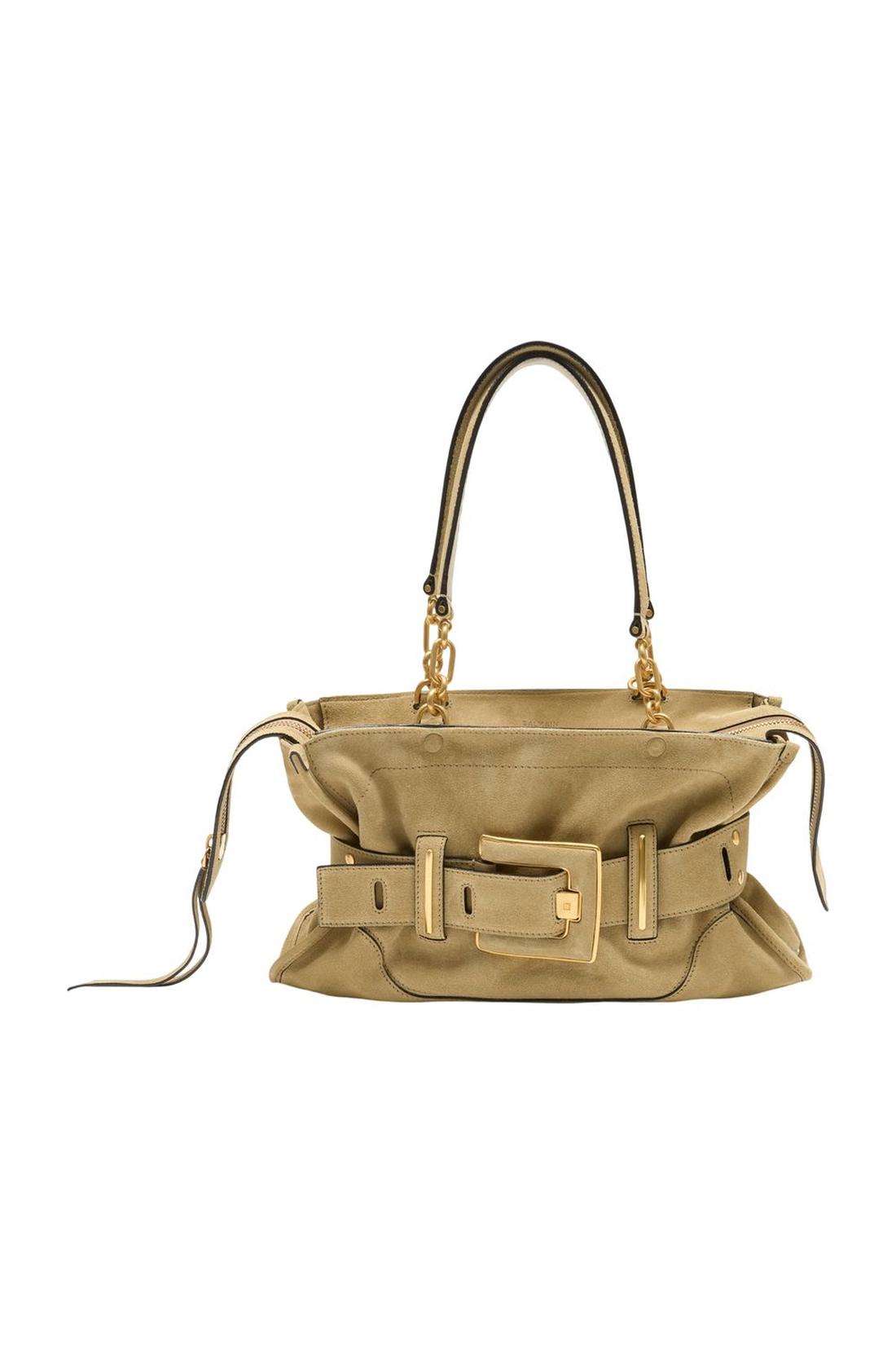 Anthem Schultertasche - Balmain - Leder - Beige