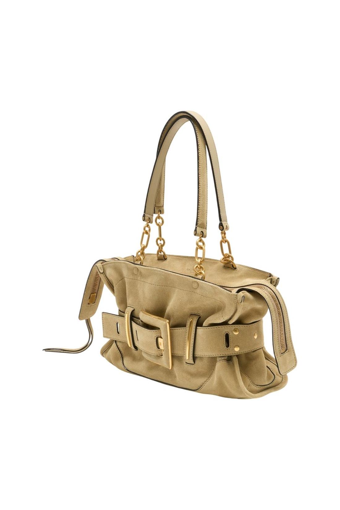 Anthem Schultertasche - Balmain - Leder - Beige