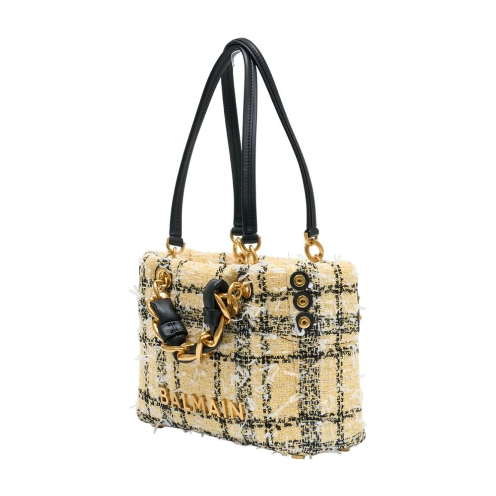 Cabas 1945 Small - Balmain - Wolle - Gelb