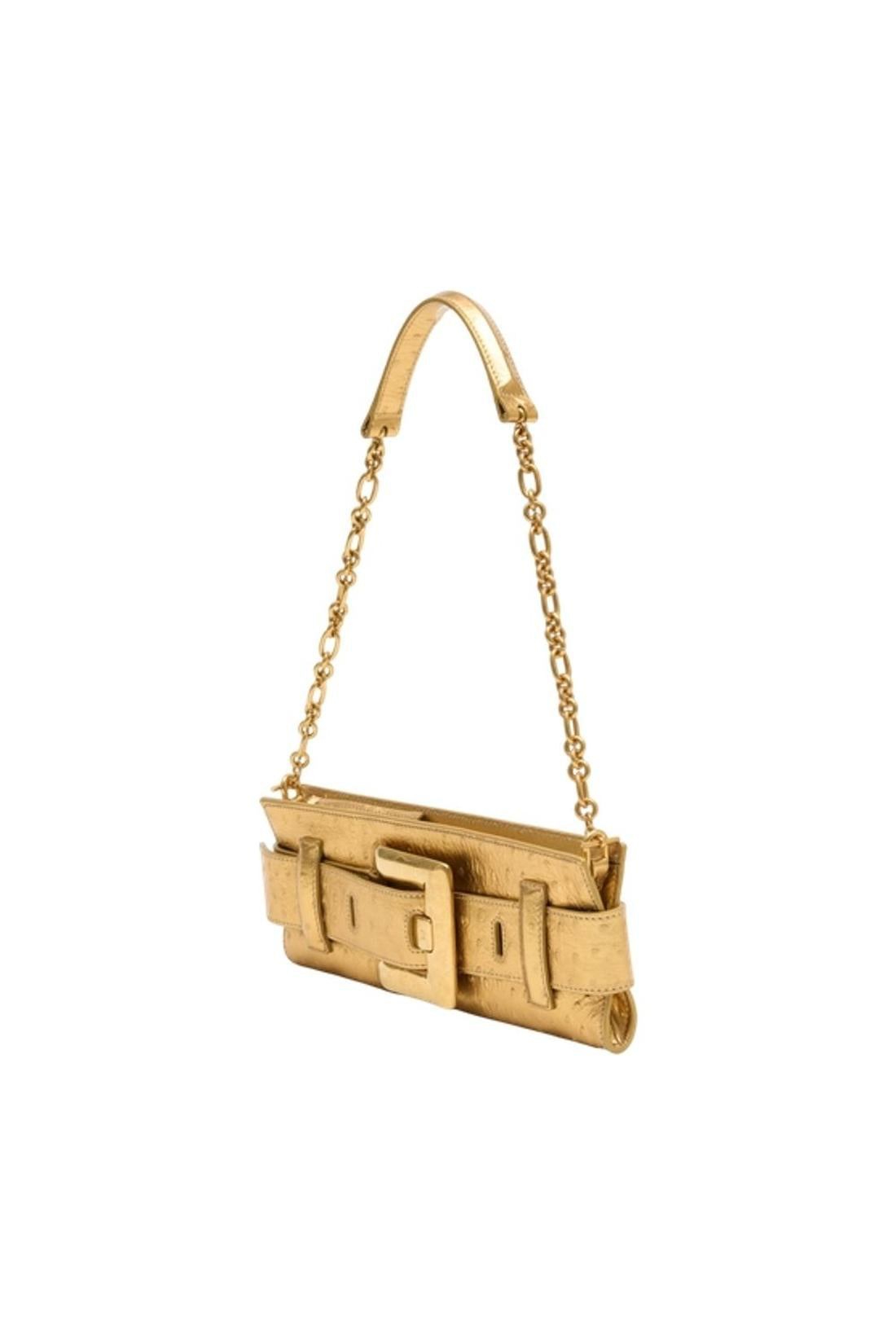 Anthem Clutch - Balmain - Leder - Vergoldet