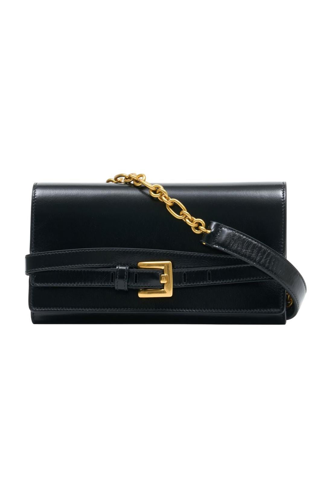 Wallet On Chain Shuffle - Balmain - Leder - Schwarz
