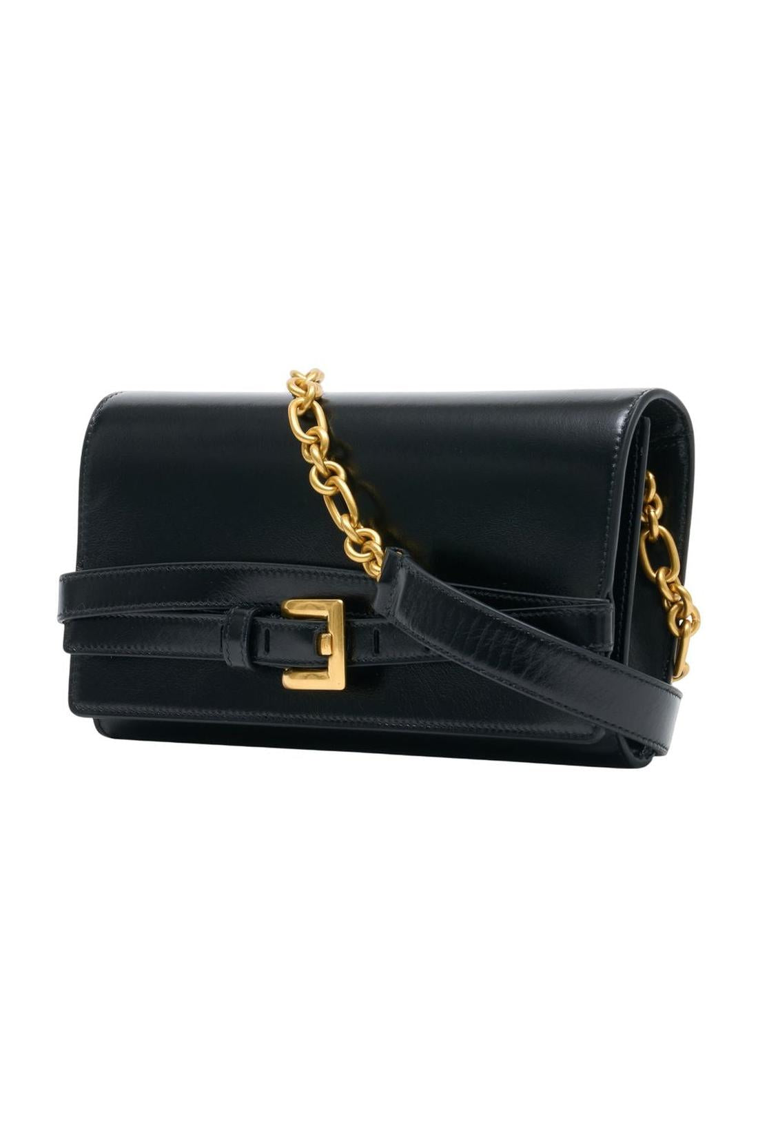 Wallet On Chain Shuffle - Balmain - Leder - Schwarz