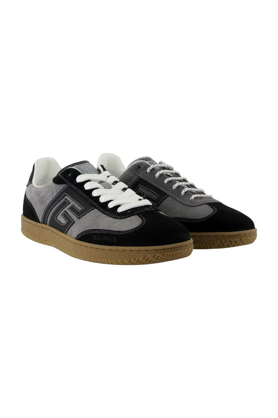 Swan Sneakers - Balmain - Leder - Grau-Sneaker-Balmain-ARCHIVIST
