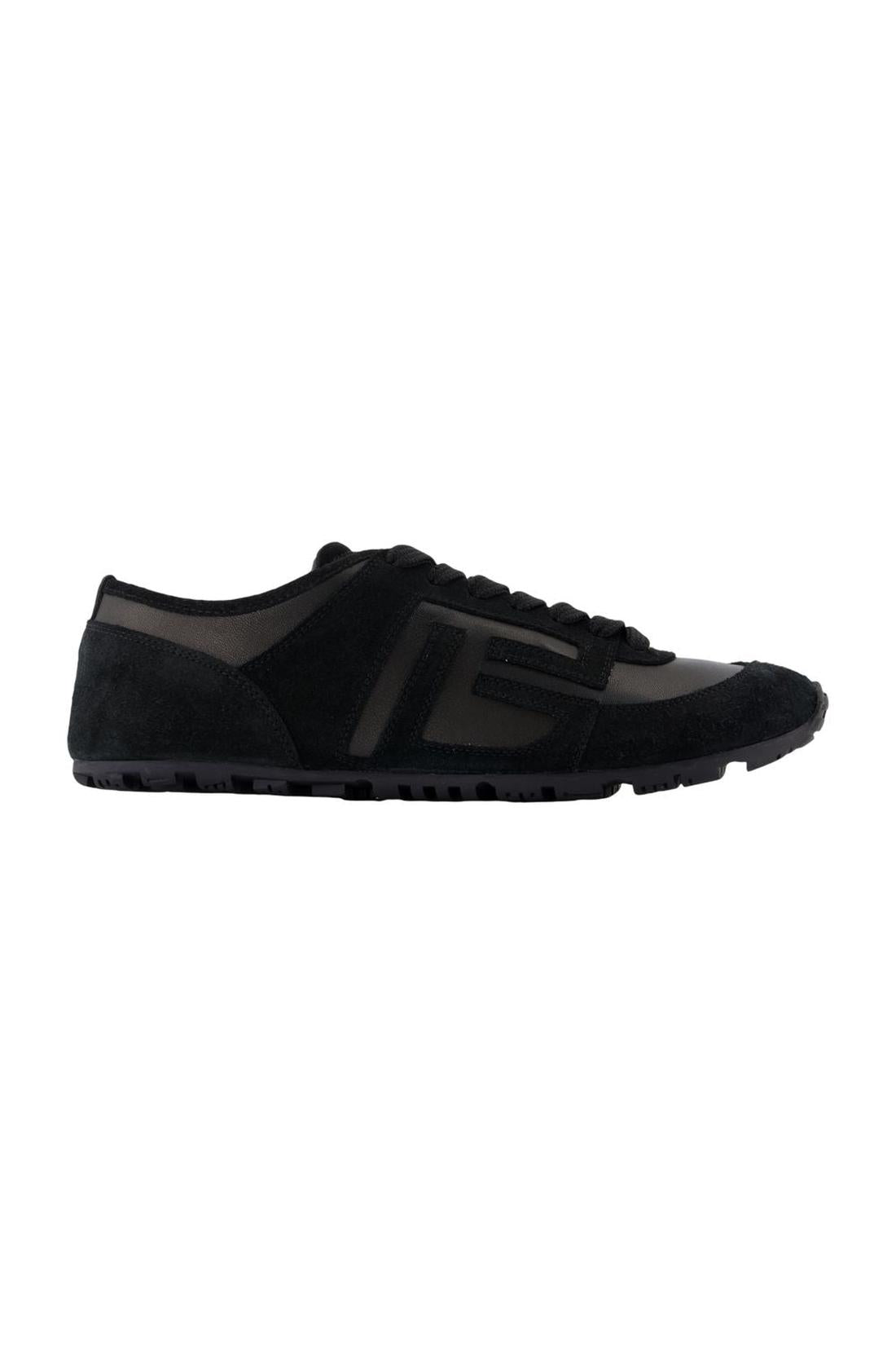 Sneakers Racer 45 - Balmain - Leder - Schwarz