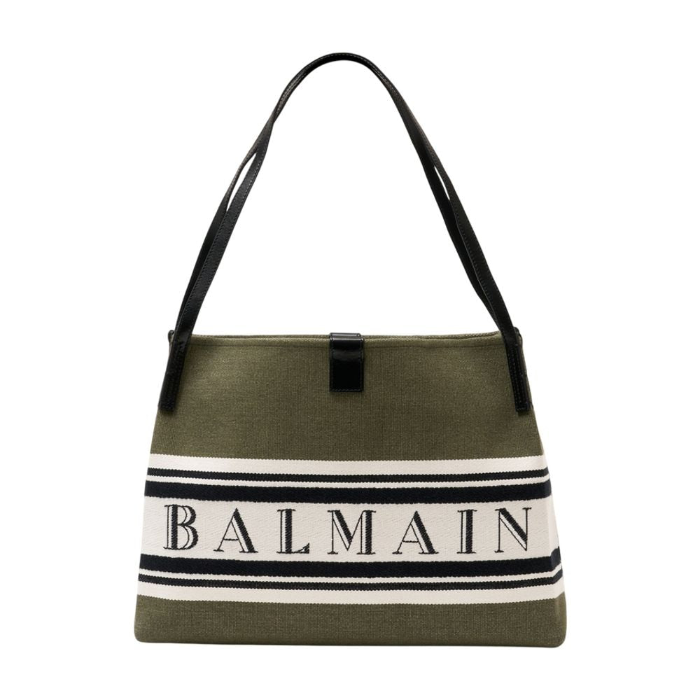 Schultertasche Release Shopper Medium - Balmain - Canvas - Multi