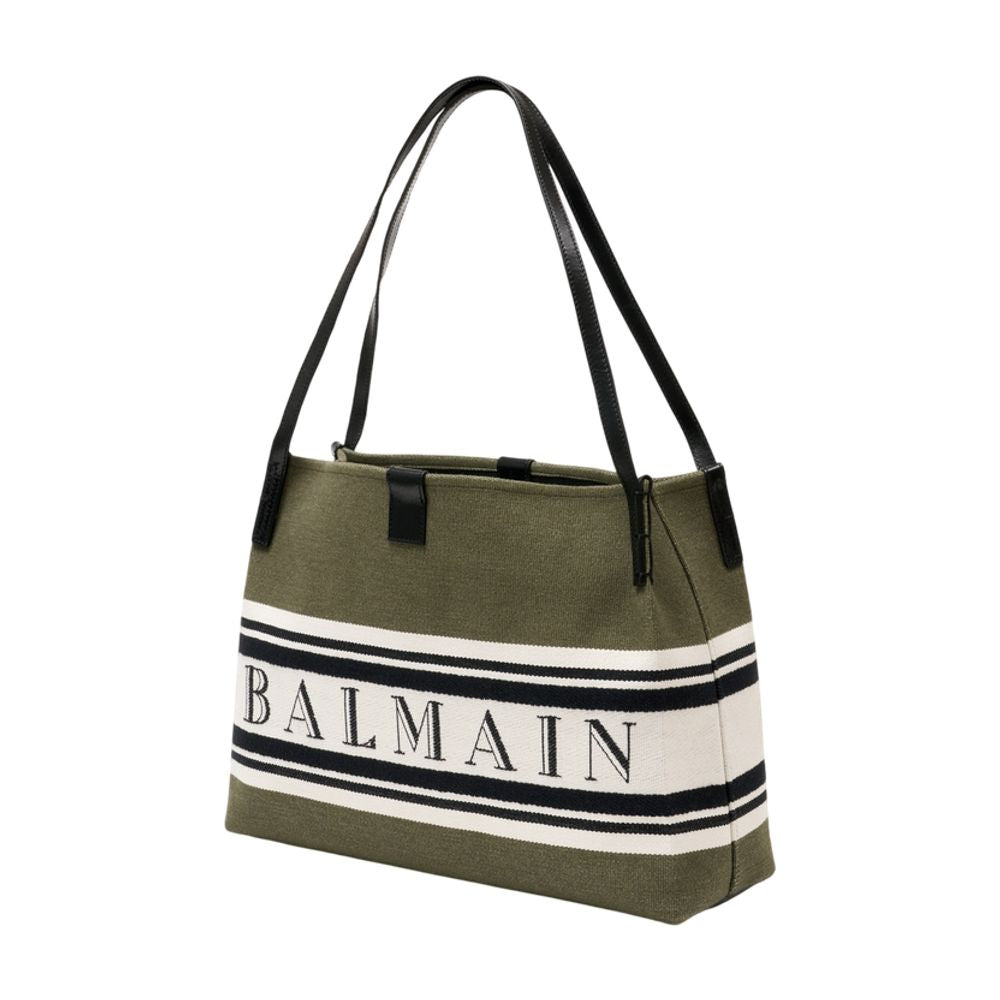 Schultertasche Release Shopper Medium - Balmain - Canvas - Multi