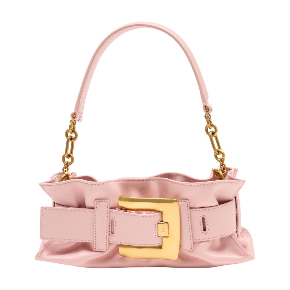 Anthem Mini Schultertasche - Balmain - Leder - Rosa