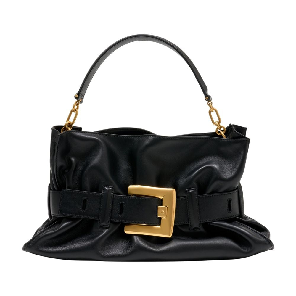 Anthem Medium Schultertasche - Balmain - Leder - Schwarz