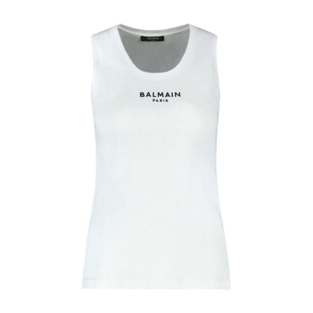 Tank Top Paris - Balmain - Baumwolle - Weiß