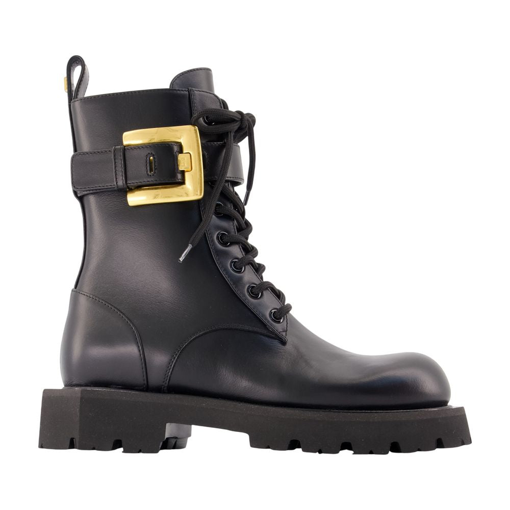 Ranger Anthem Stiefeletten – Balmain – Leder – Schwarz