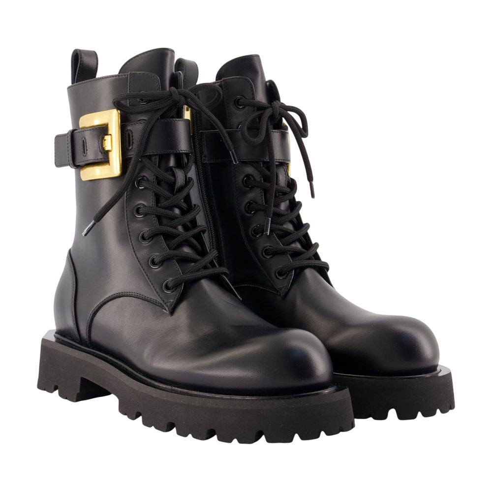 Ranger Anthem Stiefeletten – Balmain – Leder – Schwarz