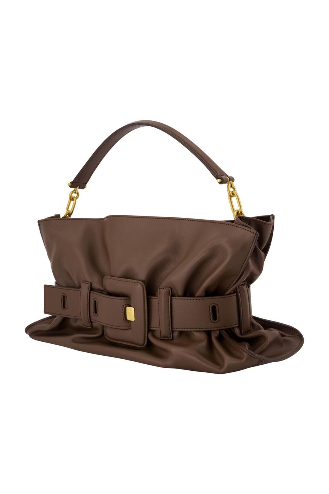 Umhängetasche „Anthem Medium“ – Balmain – Leder – Braun