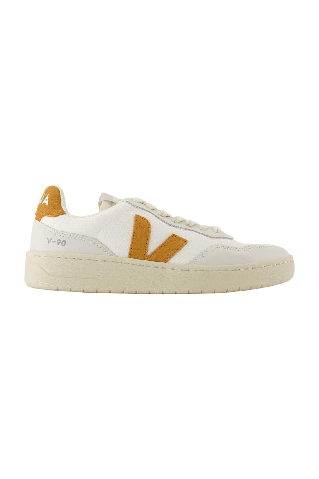 Sneakers V-90 - Veja - Nylon - White