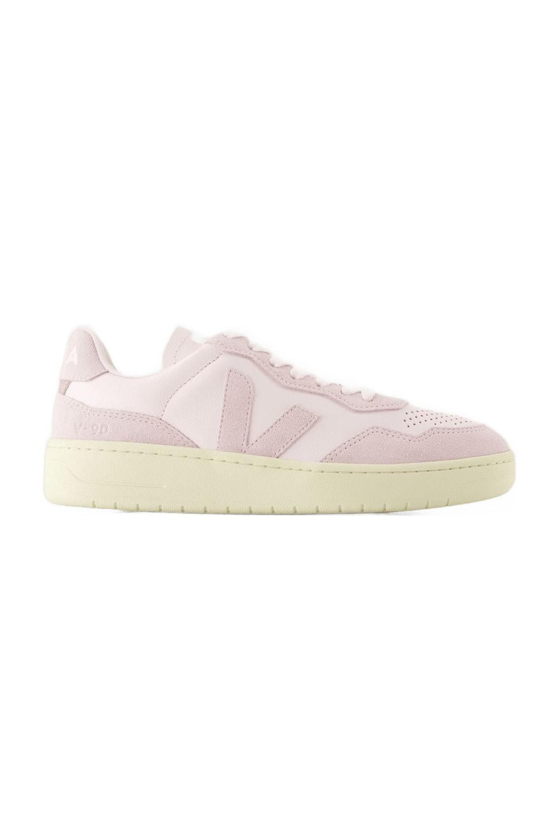 Sneakers V 90 - Veja - Leather - Pink