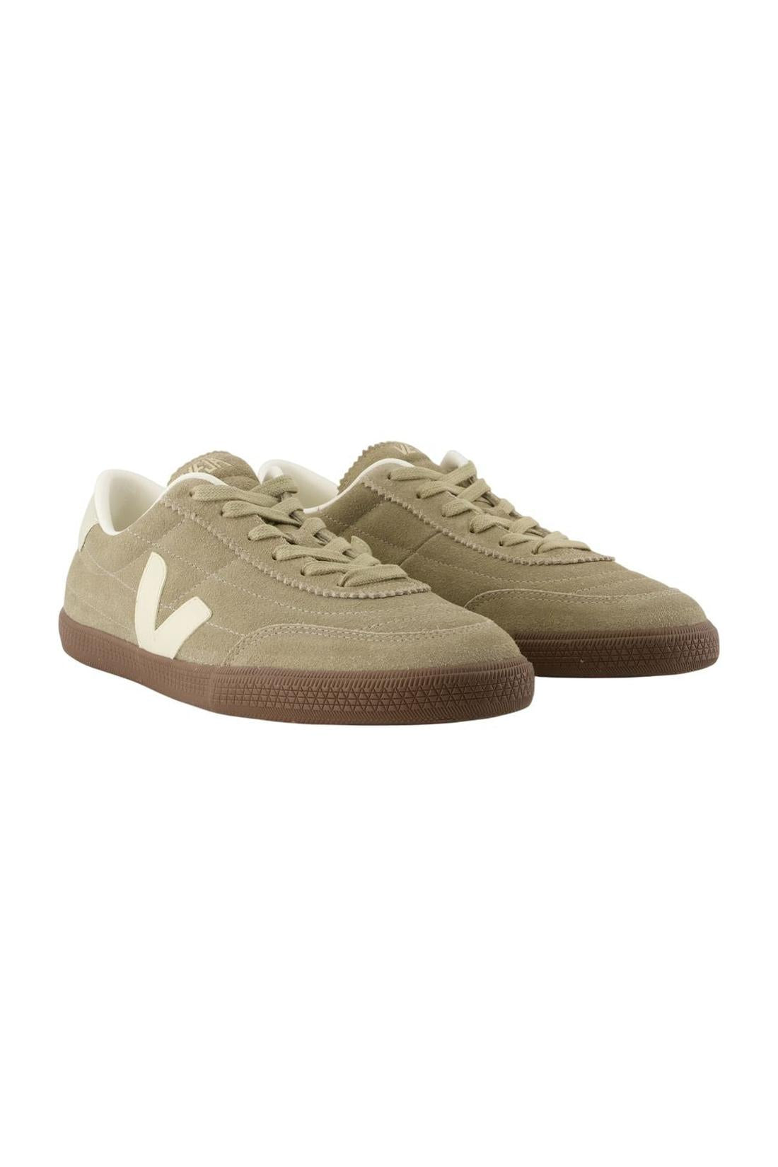 Veja-Panenka Sneakers - Veja - Leder - Khaki-Sneaker-Black-Deal-Outlet-by-ARCHIVIST