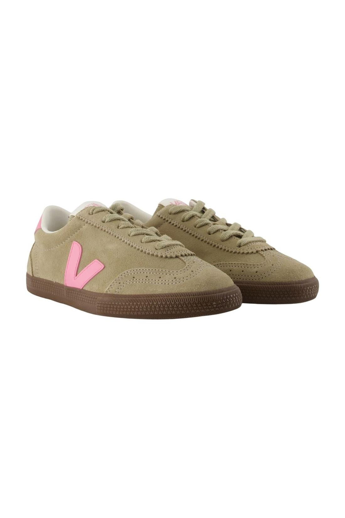 Sneakers Volley - Veja - Leder - Taupe-Sneaker-Veja-ARCHIVIST