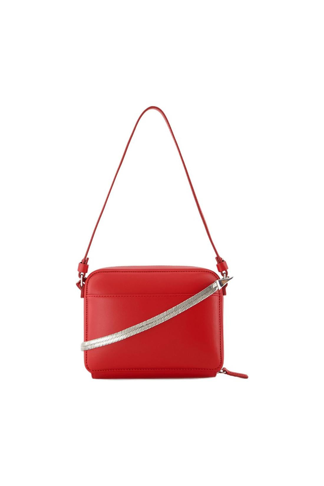 Cloud Chained Handbag - Courreges - Leather - Red