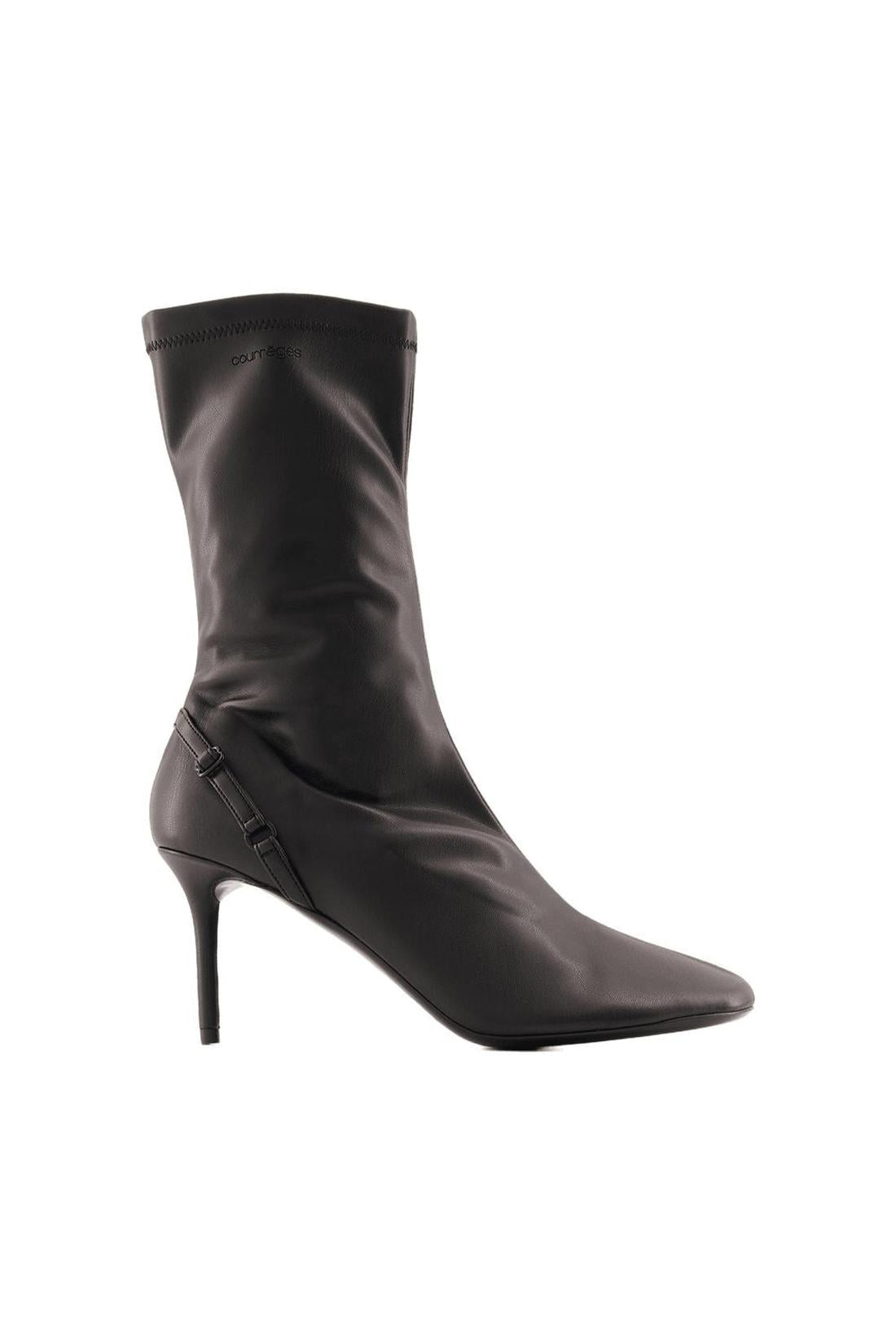 Boots - Courreges - PVC - Black