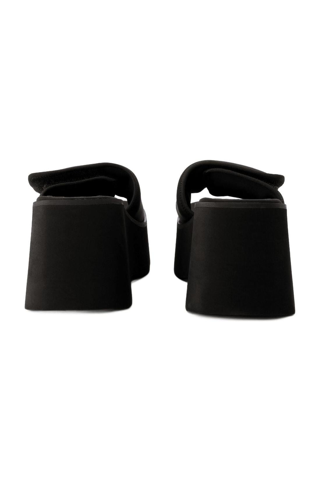 Scuba Wave Sandals - Courreges - Polyester - Black