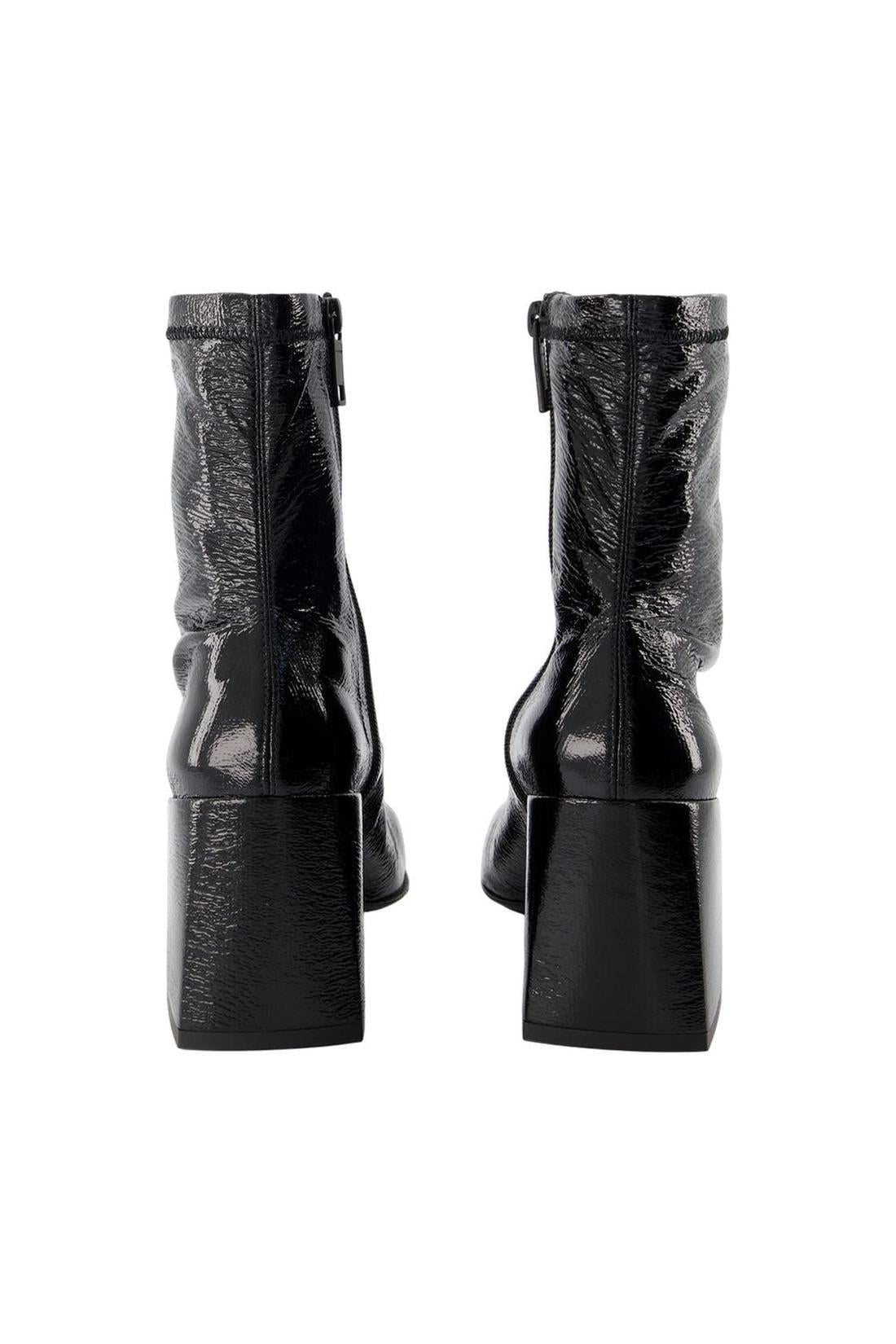 Courreges-Stiefeletten Reedition - Courreges - Vinyl - Schwarz-Stiefel & Stiefeletten-Black-Deal-Outlet-by-ARCHIVIST