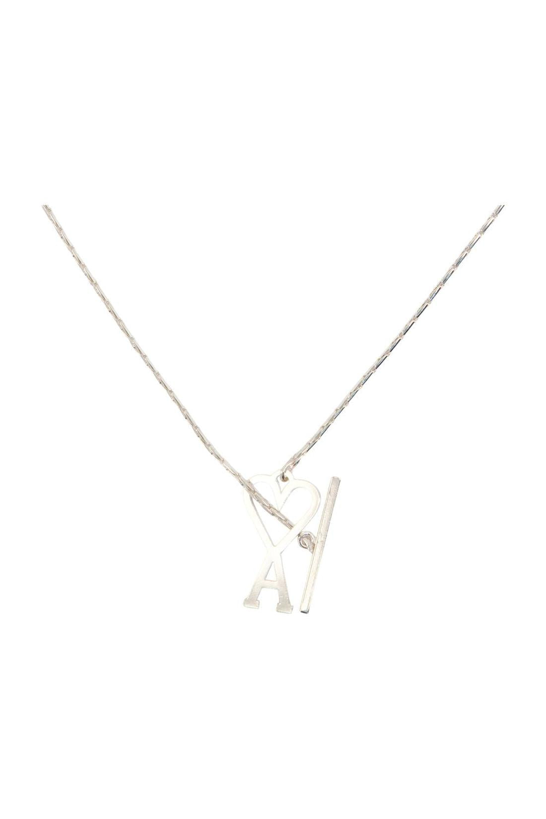 Ami Paris-Adc Halskette - AMI Paris - Metall - Silber-Schmuck-Black-Deal-Outlet-by-ARCHIVIST