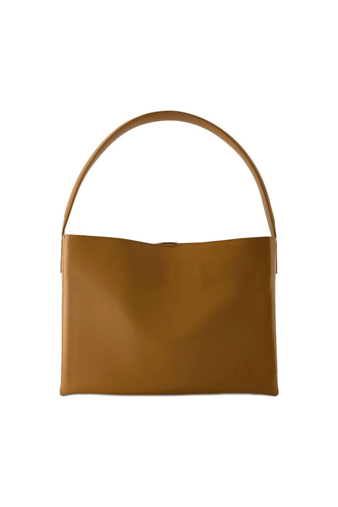 Leonore L Schultertasche - Ines de la Fressange - Leder - Camel