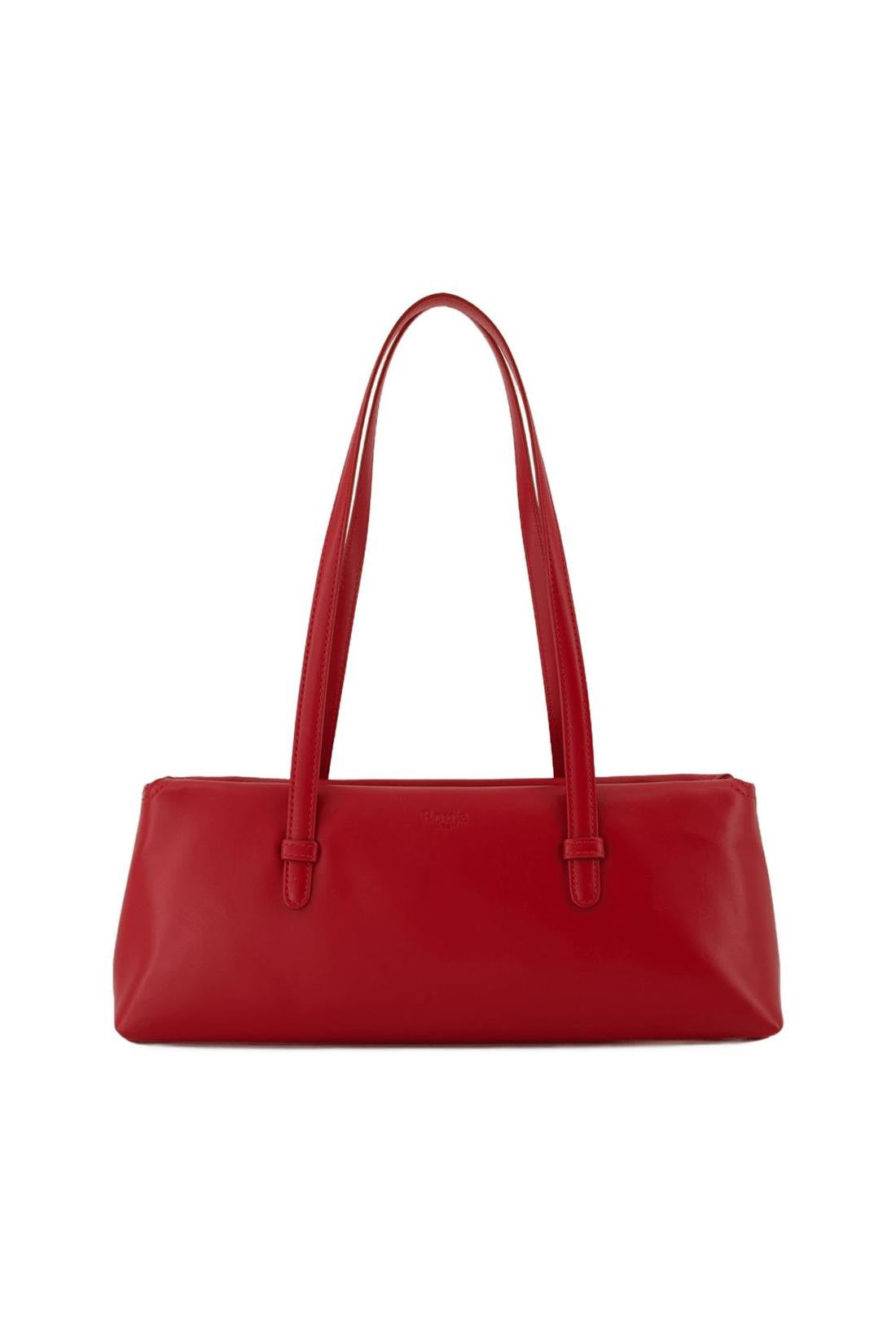 Extended shoulder bag - Rouje - Leather - Red