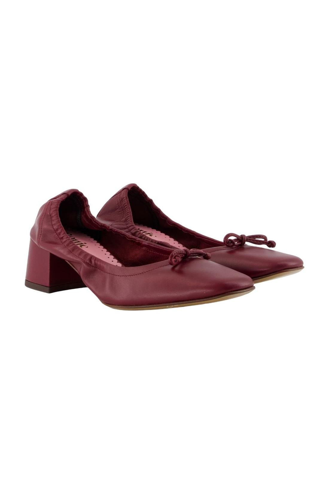 Rouje-Pumps Nicoise - Rouje - Leder - Bordeaux-Pumps-Black-Deal-Outlet-by-ARCHIVIST