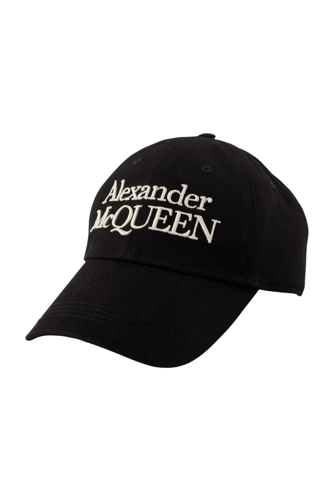 Stacked Hat - Alexander Mcqueen - Black/Ivory - Cotton
