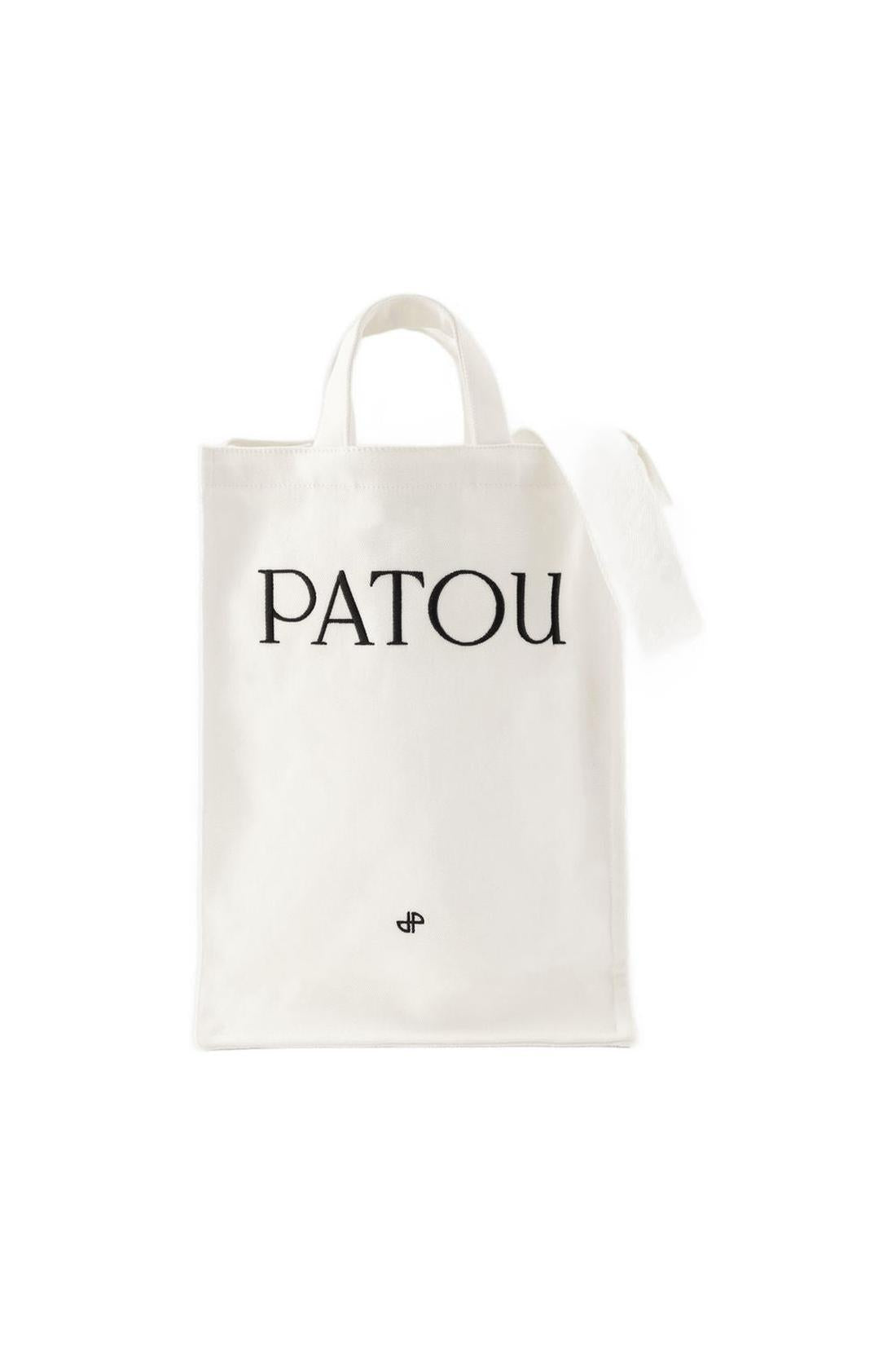 Vertical Cabas - PATOU - Baumwolle - Weiß