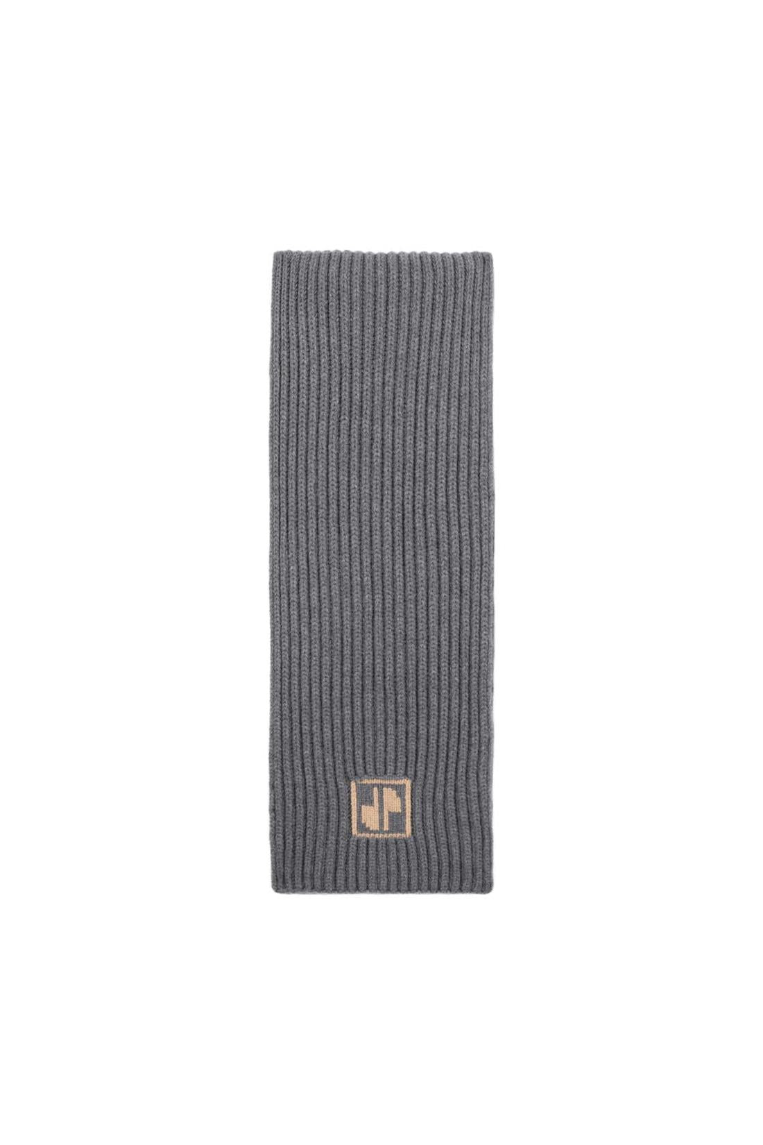 Scarf Jp - PATOU - Wool - Gray