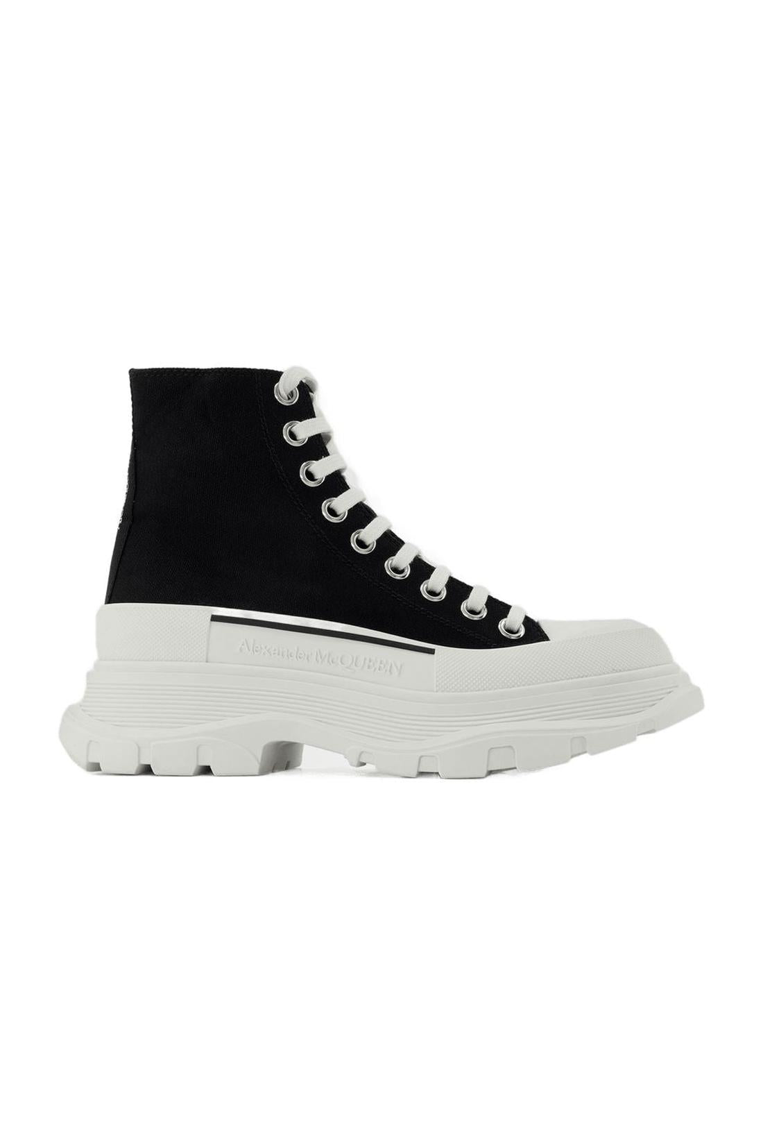 Sneakers Stiefeletten Tread aus schwarzem Leder-Sneaker-Alexander McQueen-EU35-black-ARCHIVIST