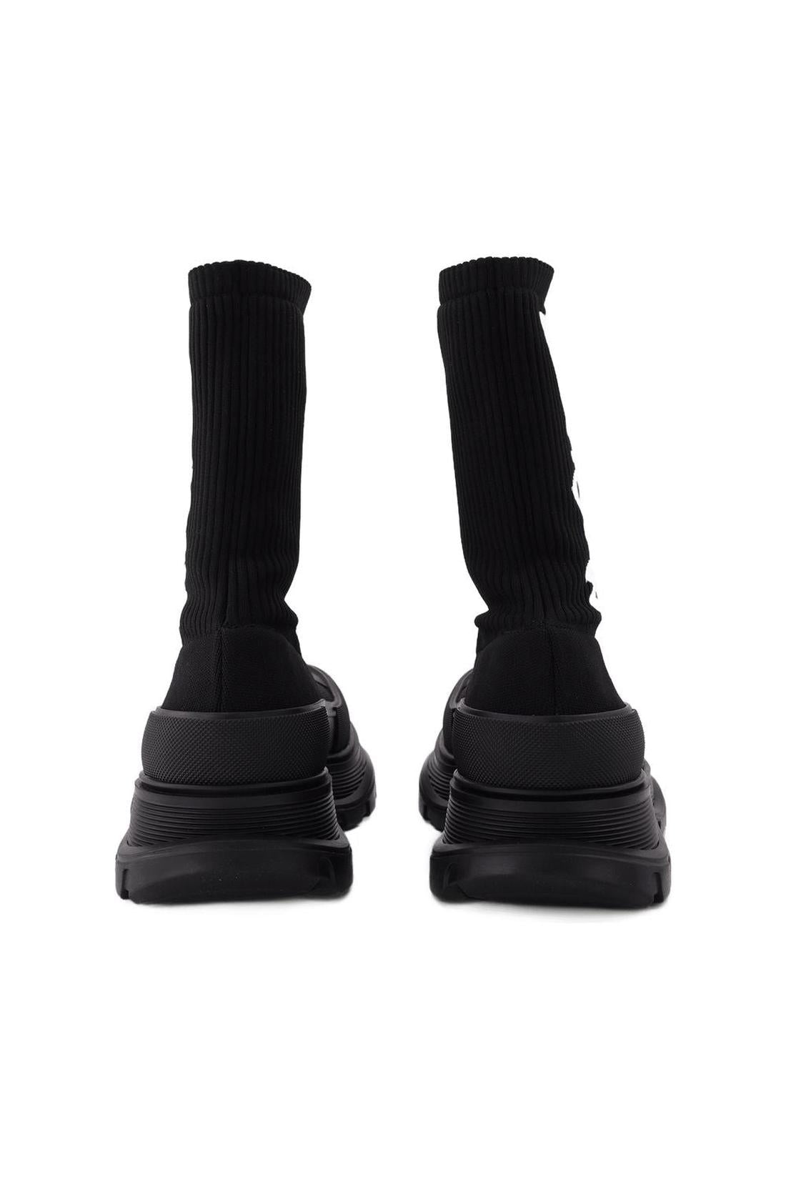 Alexander McQueen OUTLET | Black sock boots on sale | ARCHIVIST