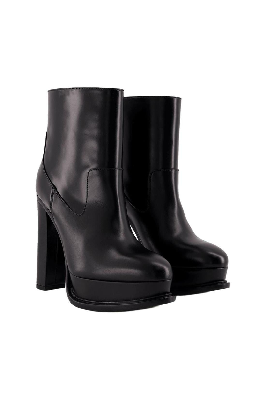 Stiefeletten - Alexander McQueen - Leder - Schwarz