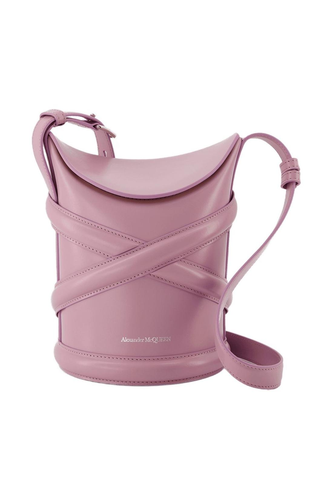 The Curve Hobo Bag - Alexander Mcqueen - Antic Pink - Leather