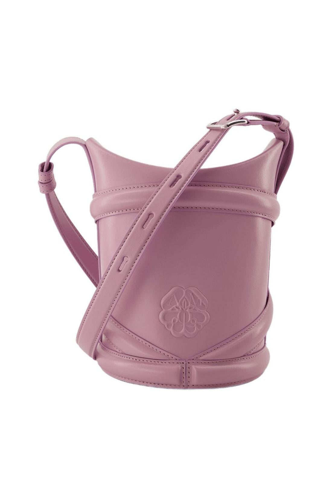 The Curve Hobo Bag - Alexander Mcqueen - Antic Pink - Leather