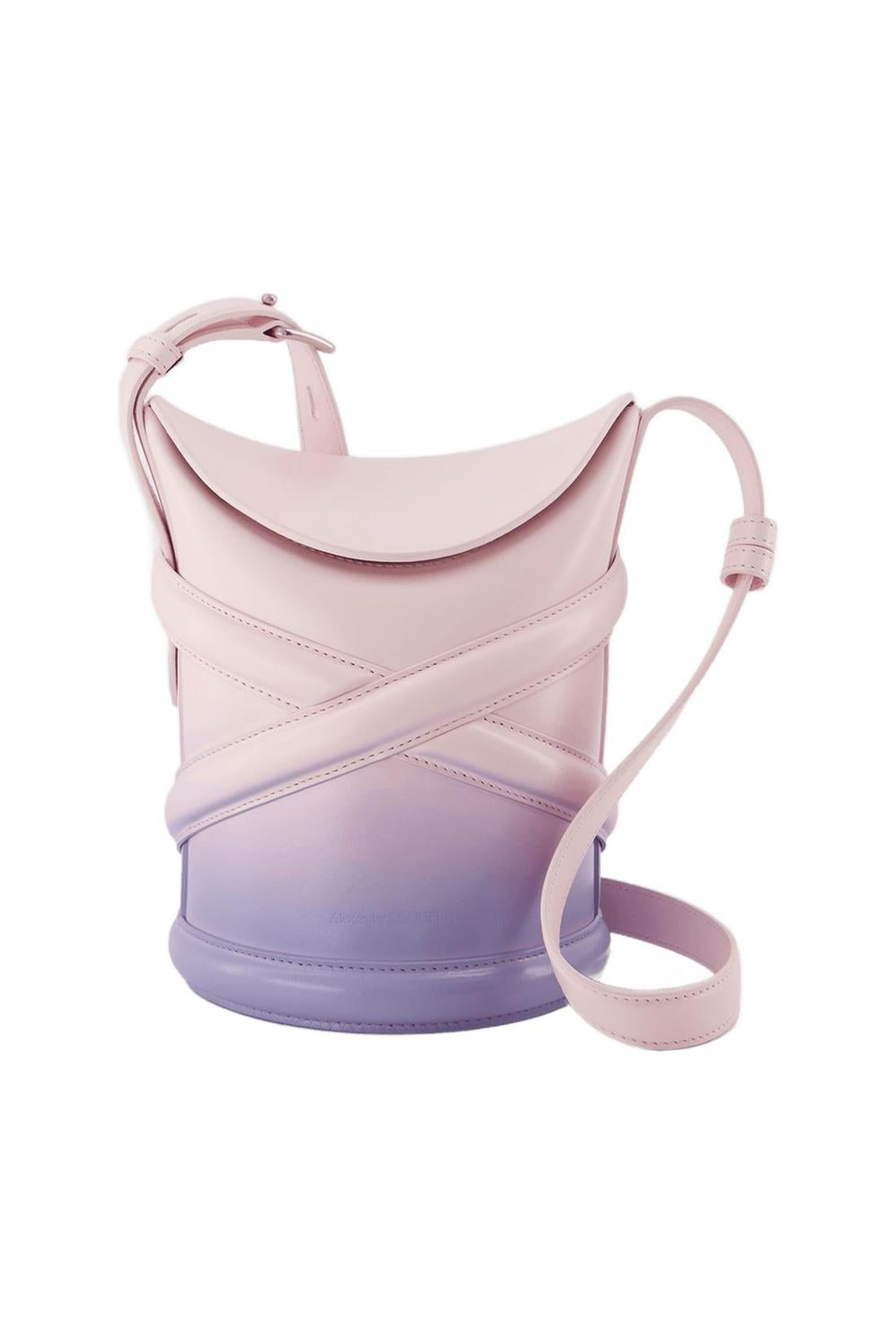 The Curve Hobo Bag - Alexander Mcqueen -  Lilac/Pink - Leather