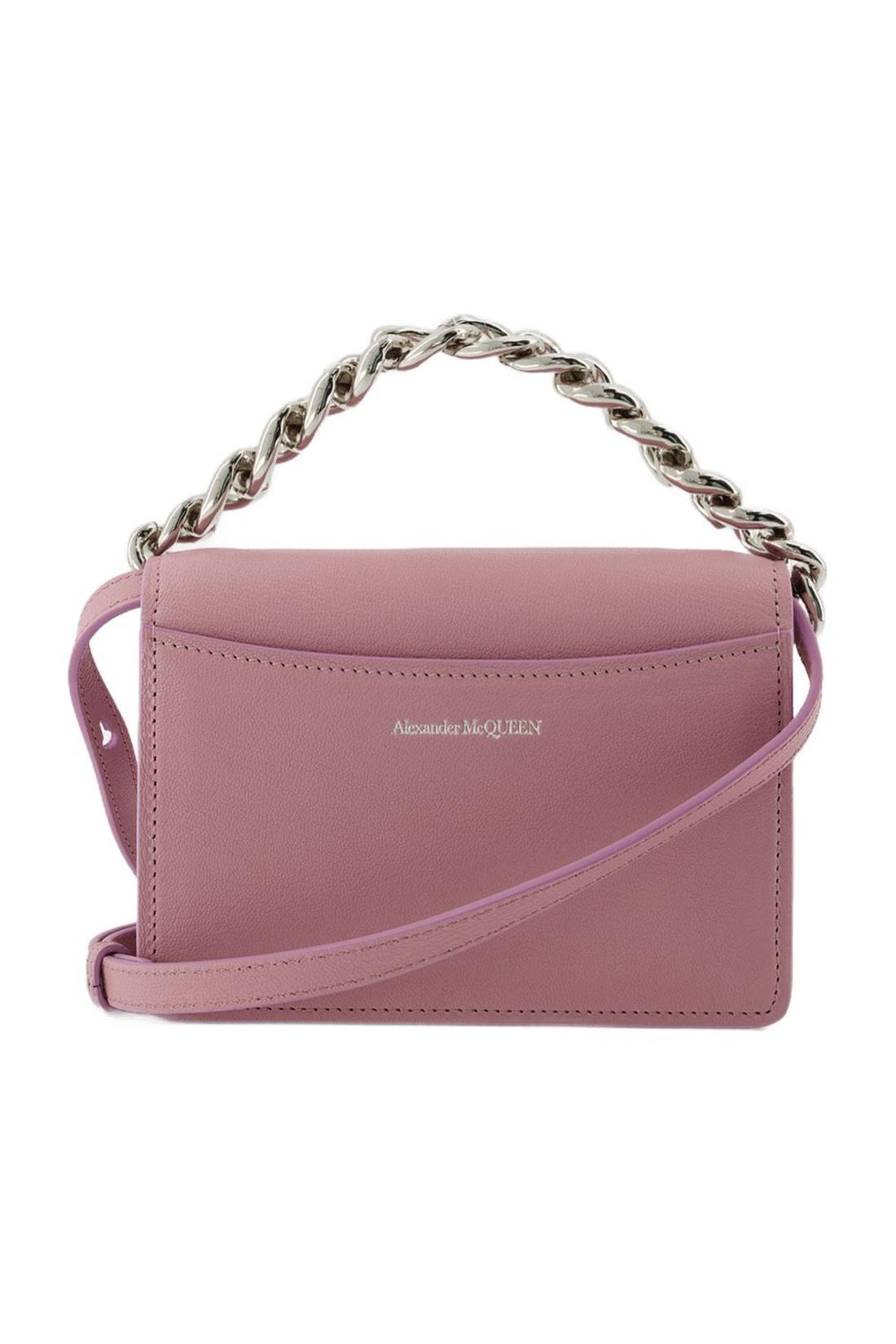 Four Ring Mini Bag - Alexander Mcqueen - Pink Antique - Leather