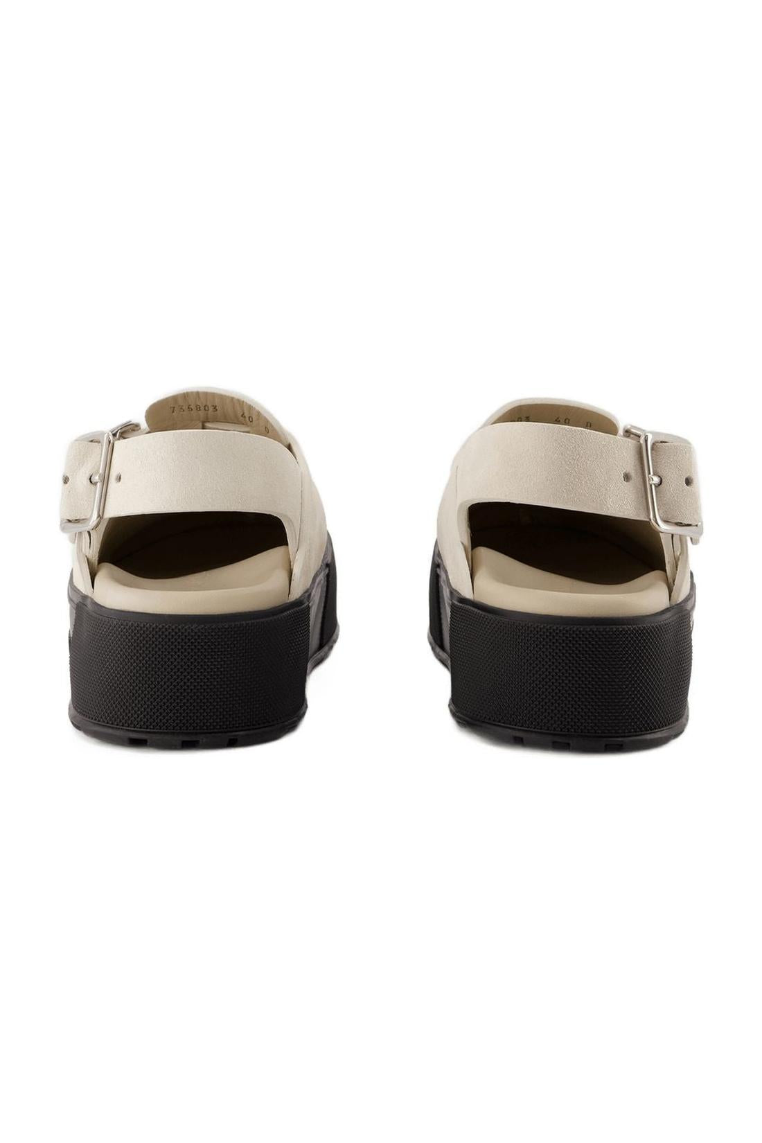 Oversize Flat Shoes - Alexander Mcqueen - Multi - Leather