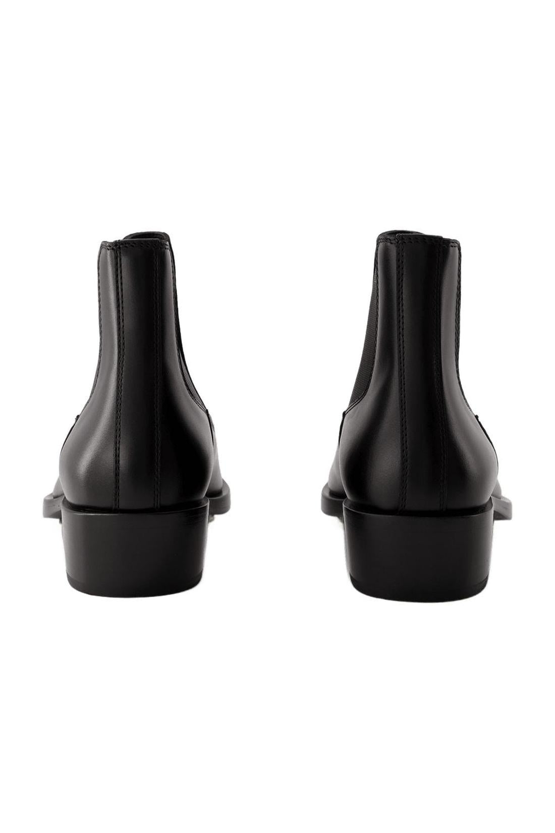 Chelsea boots - Alexander McQueen - Leather - Black/Silver