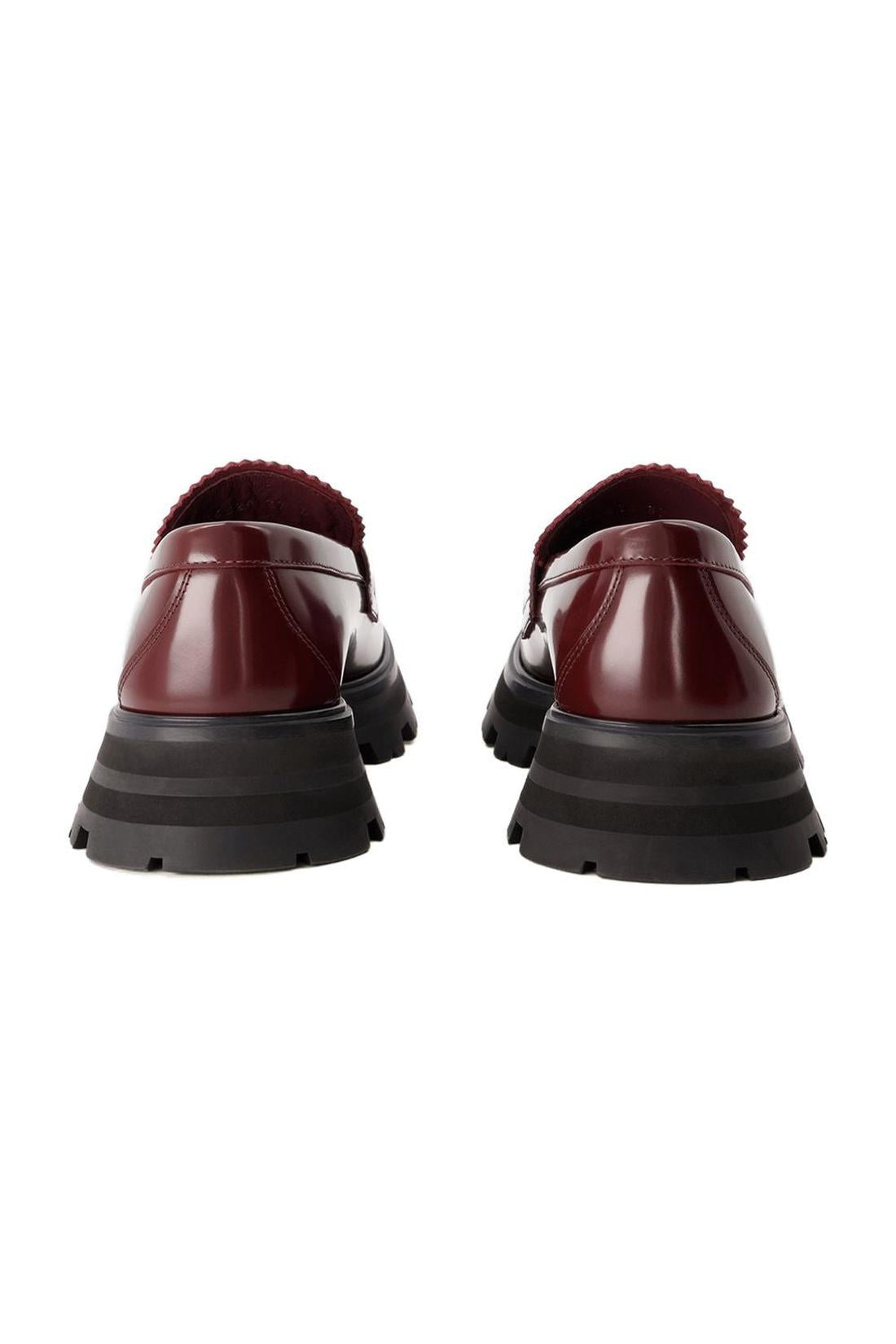 Mokassins - Alexander Mcqueen - Leder - Dunkelbordeaux