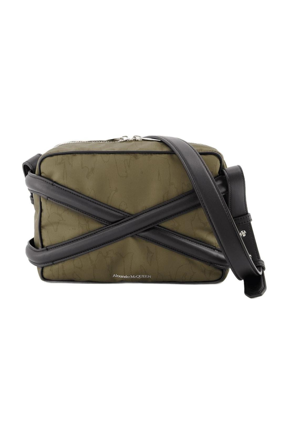 Tasche Camera Harness - Alexander McQueen - Nylon - Khaki