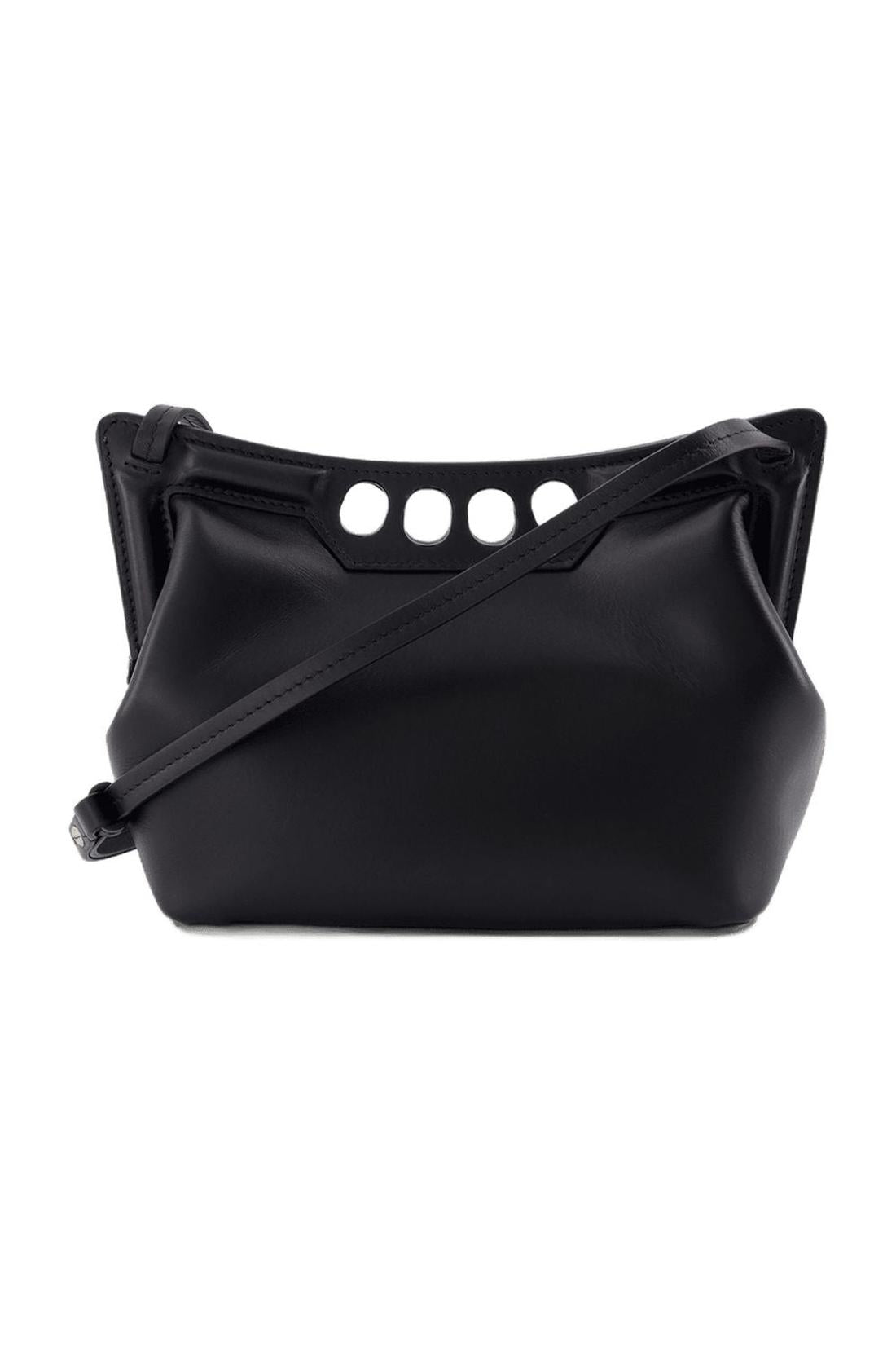 The Mini Peak Handtasche - Alexander McQueen - Leder - Schwarz