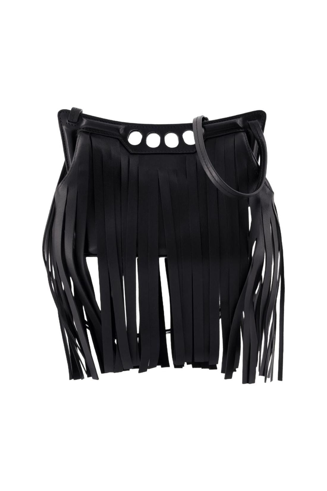 The Mini Peak Shoulder Bag - Alexander McQueen - Leather - Black